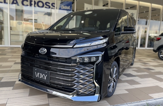 Voxy アティチュードブラックマイカ ミニカー　ヴォクシー 美品 トヨタ 新型ヴォクシー カラーサンプルミニカー