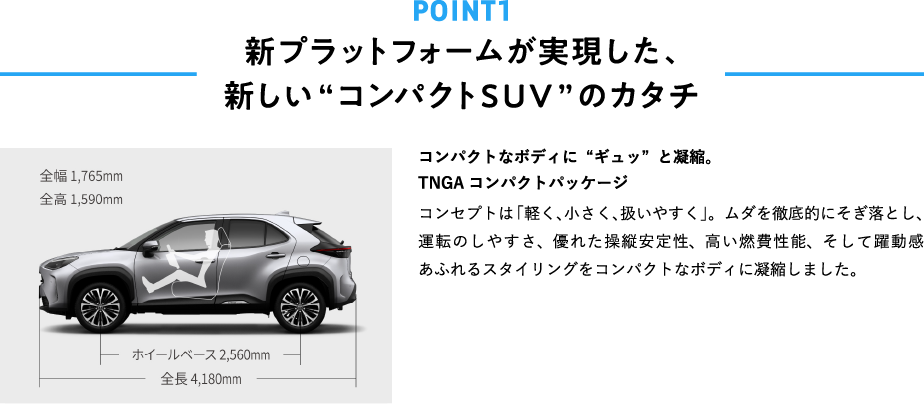 新プラットフォームが実現した、新しい”コンパクトSUV”のカタチ